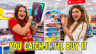 MY SISTER WILL BUY WHATEVER I CAN CATCH!! | JKREW