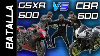 GSXR 600 VS CBR600 | BATALLA A MUERTE #FULLGASS