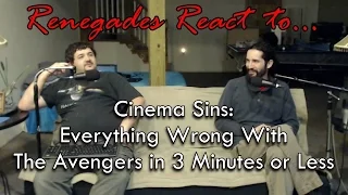 Renegades React to... Cinema Sins: Everything Wrong With The Avengers in 3 Minutes or Less