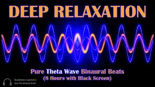 Pure Theta Wave Binaural Beats for Meditation, Lucid Dreaming (Black Screen)