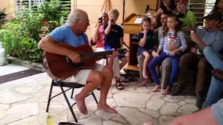 Jimmy Buffett Sings "Changes In Latitudes, Changes In Attitudes" in Havana, Cuba