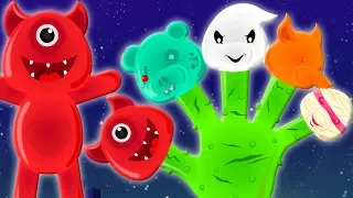 Monster Finger Family | Scary Rhymes | Nursery Rhymes | Kids Songs