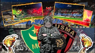 أفضل مباراة داربي في تاريخ الموفمون الجزائري (شرح تيفوات - كراكاج - كونطر ميساج .... )| USMA vs MCA