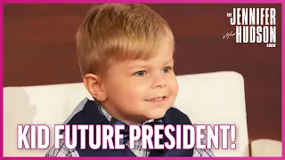 Impressive 3-Year-Old Recites Names and Order of U.S. Presidents!