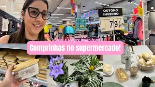 Vlog no supermercado| Aproveitei e gravei as promoções| Comprei plantas| Café da tarde com o varão