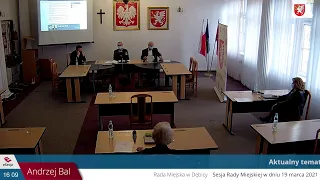 Transmisja obrad XLI sesji Rady Miejskiej w Dębicy