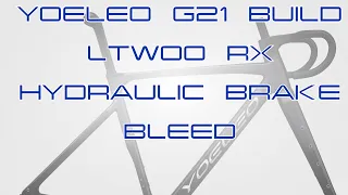 G21 Build -V8- LTWOO RX hydrualic brake bleed