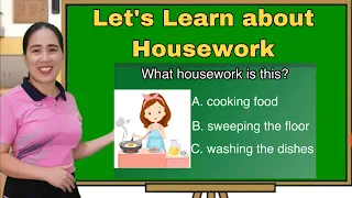 Housework  Vocabulary/Teacher Juliet