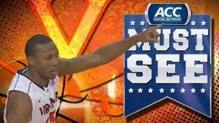 Virginia's Joe Harris And Akil Mitchell Back-To-Back Dunks vs UNC - ACC Must See Moment