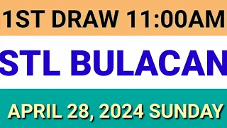 STL - BULACAN April 28, 2024 1ST DRAW RESULT