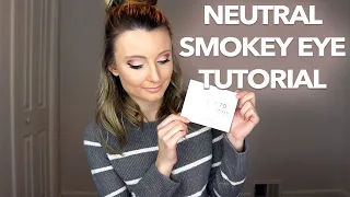 Simple Neutral Smokey Eye Makeup Tutorial (For Beginners!)