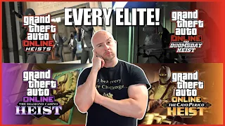 EVERY GTA Online Heist Elite Challenge Completed in ONE Live Stream!