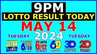 Lotto Result Today 9pm May 14 2024 (PCSO)