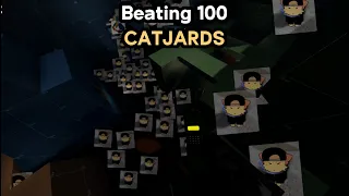 Surviving 100 CatJards in EVADE