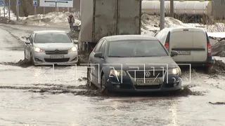 Автомобили поплыли по нижегородским дорогам