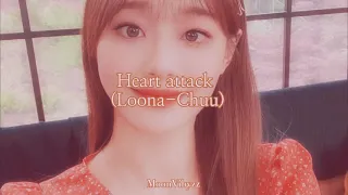 Heart attack - Loona (slowed+reverb)//MoonVibyzz