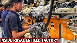 Royal Enfield Factory Tour | How Royal Enfield are made