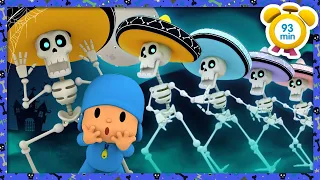 💀 POCOYO in ENGLISH - Spooky Scary Skeletons [93 min] | Full Episodes | VIDEOS and CARTOONS for KIDS