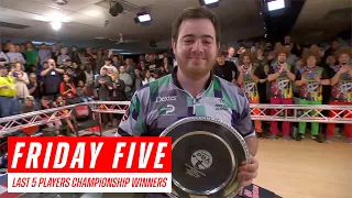 Friday Five - Last Five PBA Players Championship Winners