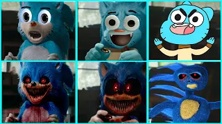 Sonic The Hedgehog Movie - Gumball vs Sonic EXE Uh Meow All Designs Compilation 2