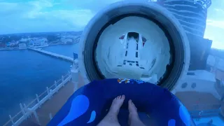 AquaDuck Watercoaster POV November 2022  - Disney Fantasy