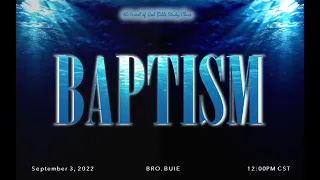 IOG - "The Baptism" 2022