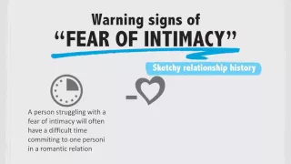 Warning Signs of Fear of Intimacy