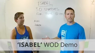 “ISABEL” CrossFit WOD Demo - Alan (3:01) & Johnita (3:51) @ CrossFit 707