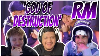 RM is the 'GOD OF DESTRUCTION' everything he touches breaks lol #rm #rmbts #btsreaction #bts