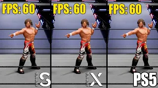 AEW Fight Forever Xbox Series S vs. Series X vs. PS5 Comparison | Loading, Graphics, FPS