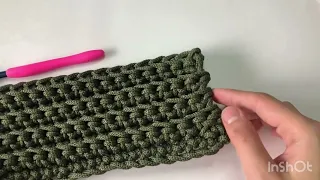 Super Easy dazzling Crochet Amazing 🤩 Сумка из полиэфирного шнура за один час 👌🏻