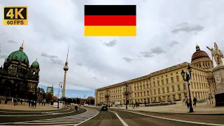 East Berlin Driving Tour [4k] | Alexanderplatz, Hackesche Höfe, Berliner Dom, Brandenburg Gate 🚘🚘