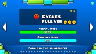 Geometry Dash - Cycles (FULL VER) All Coin / ♬ Partition