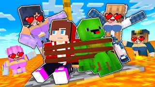 JJ and Mikey vs Floor is Lava [Maizen Sisters Minecraft Minecraft Anime]
