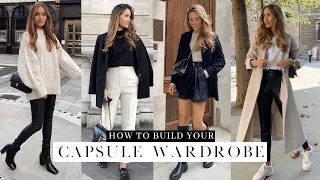 HOW TO BUILD A CAPSULE WARDROBE | BASICS YOU NEED THIS AUTUMN WINTER | Kate Hutchins
