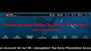 Top Sony Playstation Account 99.-