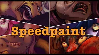 The mane 6 Deaths .:Speedpaint(MLP Gore)