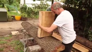 How to make a rustic oak bench