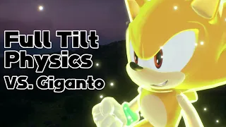 Sonic Frontiers Full Tilt Physics - Max Level Giganto Fight