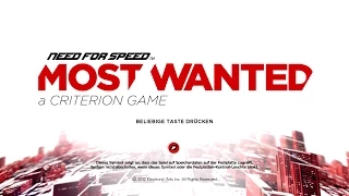 NFS Most Wanted 2012: Intro (#001)