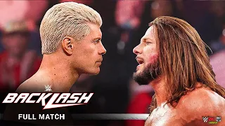 Cody Rhodes vs. AJ Styles: Backlash 2024 - Extreme Rules Match