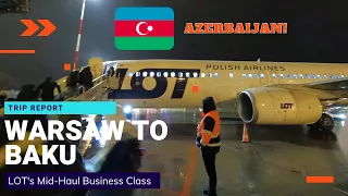 Trip Report | LOT Polish Airlines | Warsaw - Baku | Boeing B737-800 | (BUSINESS)