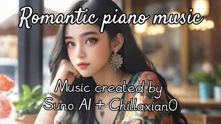 Relaxing romantic piano music. For work, study, relaxation, restaurant and cafe background music.