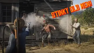4 Year Old Jack Marston kills Squatters off his property.