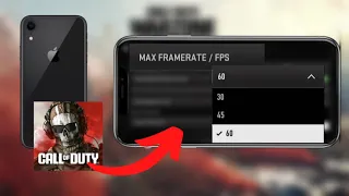 *UP* 60 FPS IPHONE XR WARZONE MOBILE