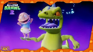 Nickelodeon All-Star Brawl 2 ⁴ᴷ Arcade Mode (Reptar gameplay)