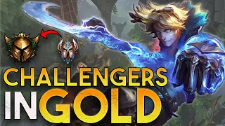 Two Challenger Players Smurfing in Gold...