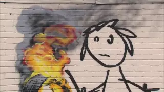 Banksy Surprises Primary School with Mural