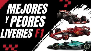 Las MEJORES y PEORES liveries de F1 | Tier List