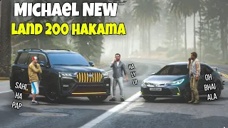 Michael New Car | Toyota Land Cruiser 200 Hakama | GTA 5 | Real Life #19 Mod​ | GTA V URDU